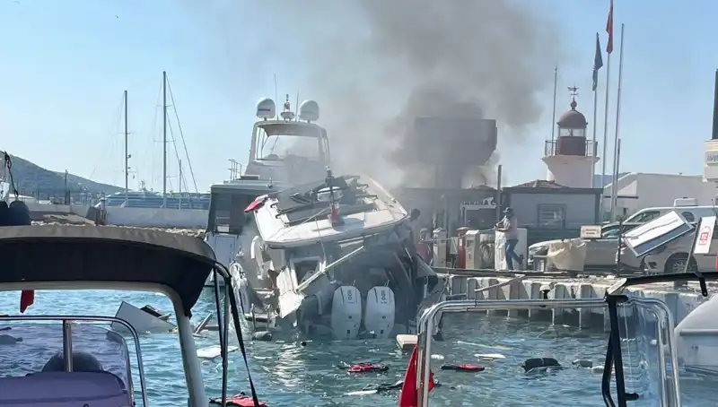 Bodrum'da Tekne Patlaması: Tatilciler Arasında Panik, Yaralılar Hastaneye Kaldırıldı