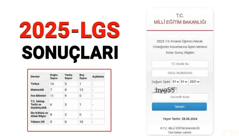 2025 LGS Sınav Sonuçları İçin Geri Sayım Başladı!