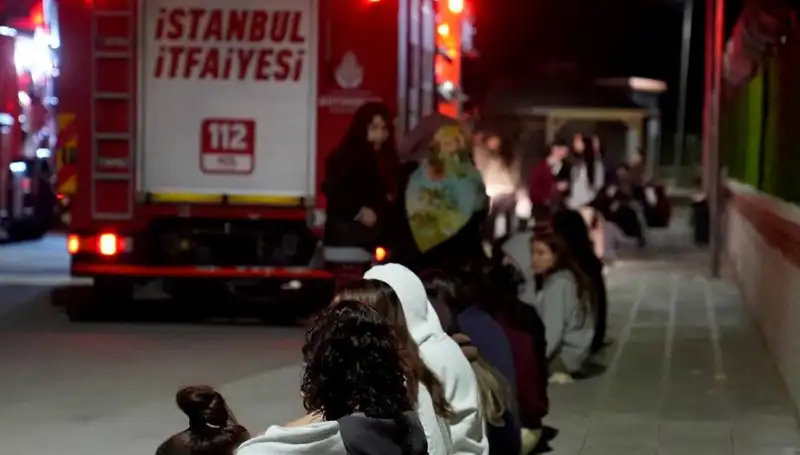 2 Binin Üzerinde Kız Öğrenciyi Tehdit Eden Korkunç Yangın