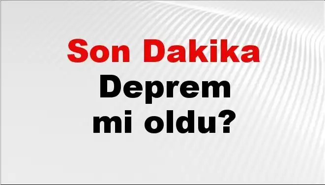 Kütahya'da Son Dakika Deprem Gelişmeleri: Merak Edilen Detaylar